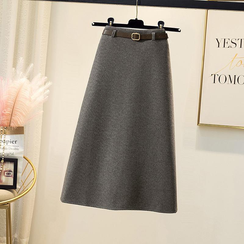 Chân Váy Len Chữ A Lưng Cao Thời Trang Thu Đông 2022 Mới