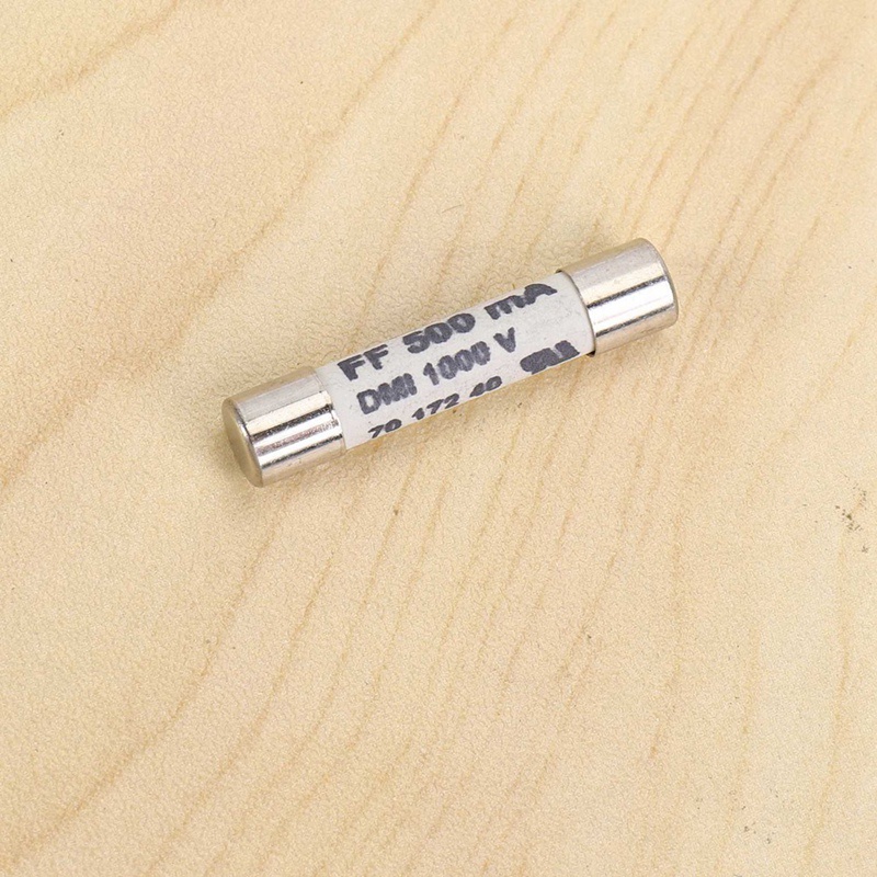 Set 6 Cầu Chì Gốm 1000V 500MA 6.3X32Mm Chuyên Dụng Cho Vạn Năng Kế