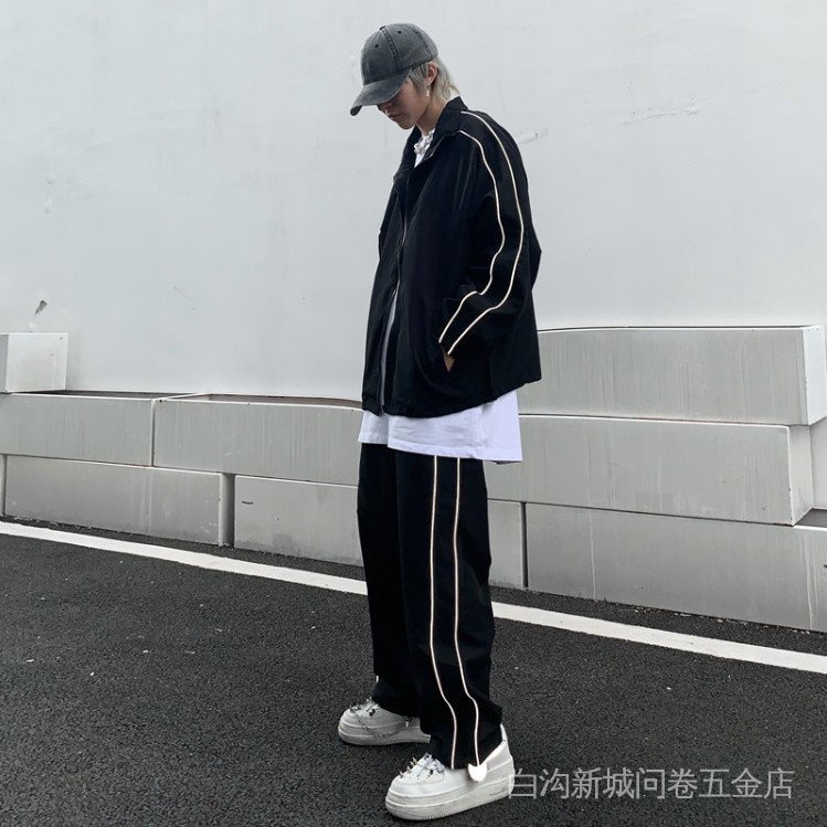 Bộ Đồ Thể Thao Hai Mảnh Phong Cách Mới Hợp Thời Trang Xuân Thu Cho Nam Và Nữ