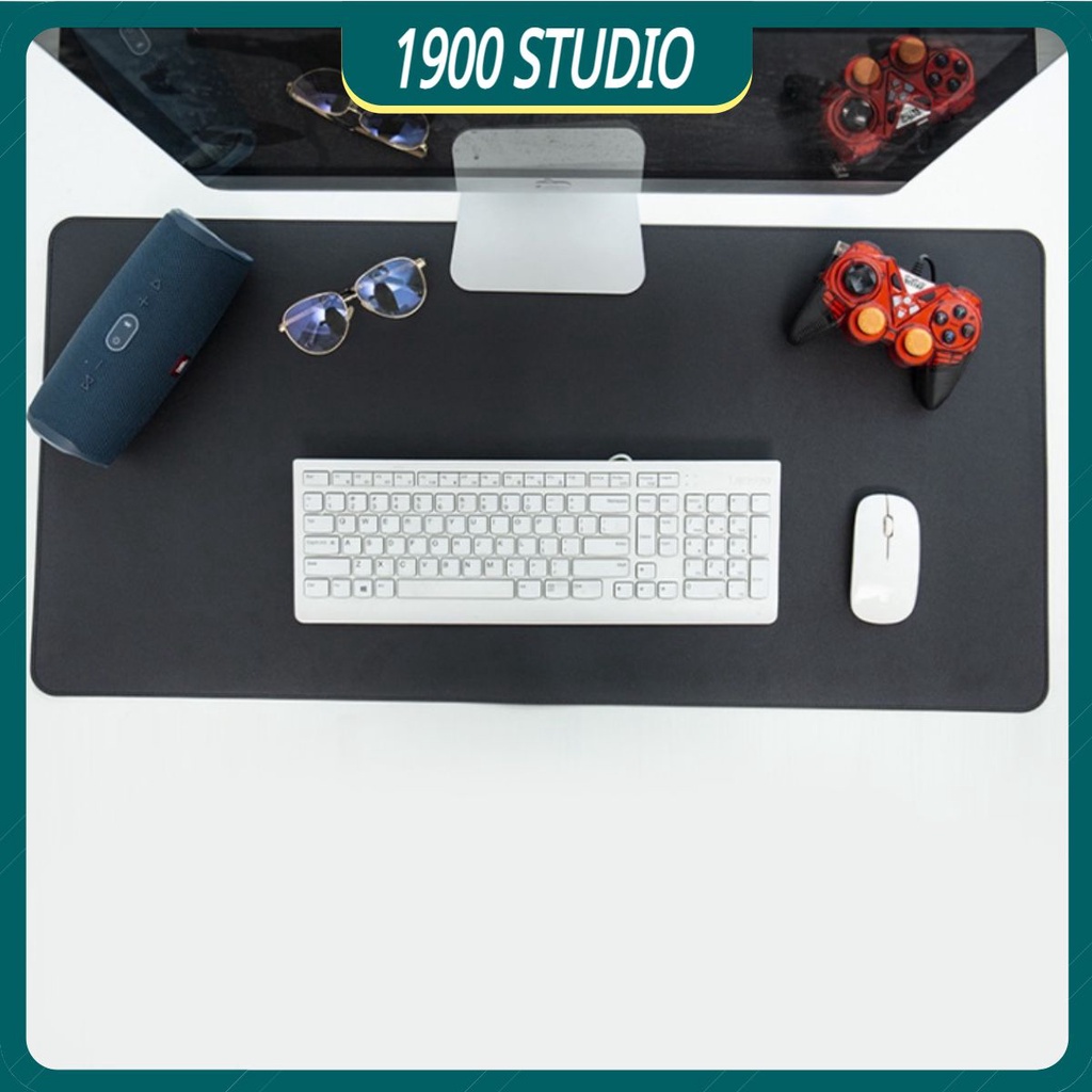 Thảm Da Trải Bàn Làm Việc DeskPad Da Size Lớn Kiêm Miếng Lót Chuột Máy Tính Cỡ Lớn Chống Nước Cao Cấp.