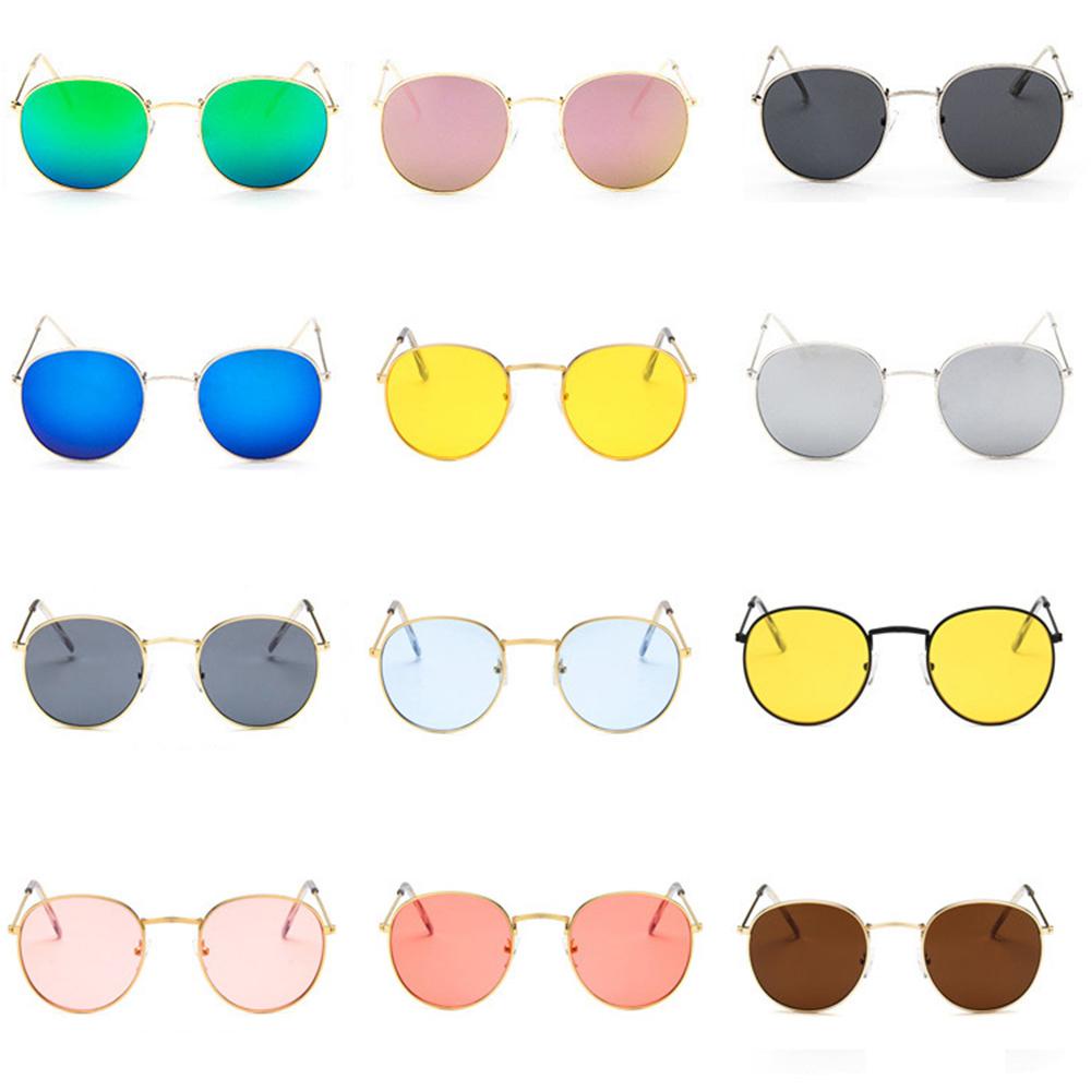 Kính Mát Gọng Kim Loại Phong Cách Retro Thời Trang