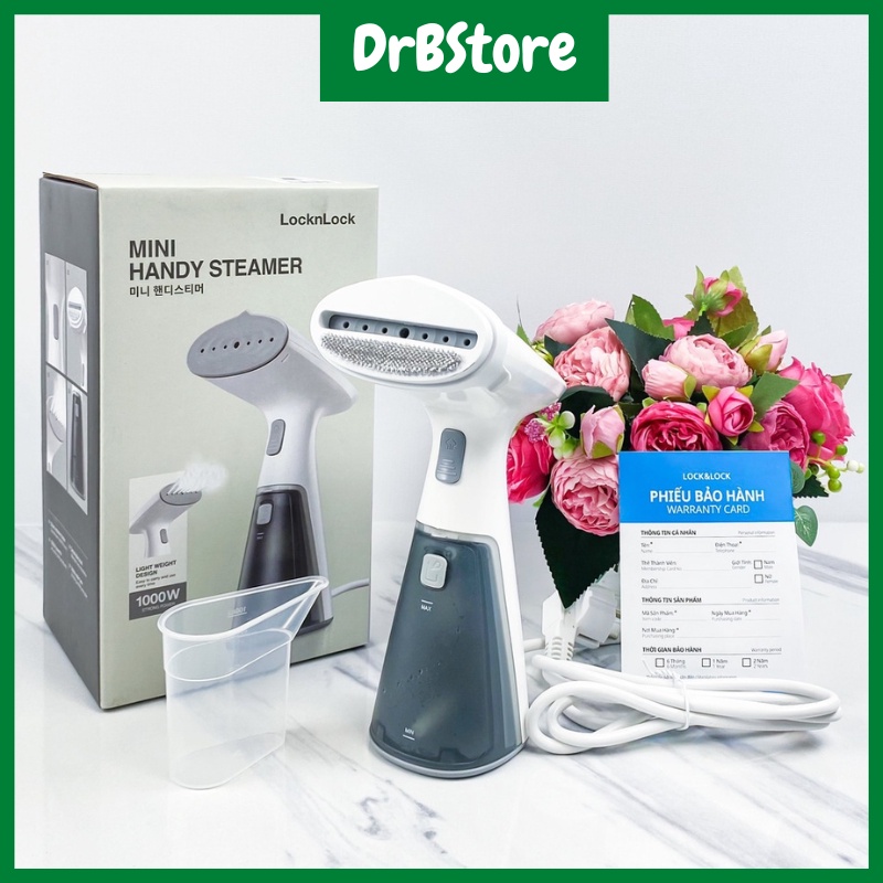 Bàn là, bàn ủi hơi nước cầm tay Lock&Lock ENI148 công suất 1000W, bảo hành 12 tháng DrbStore