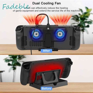 Cooling Fan with Bracket Game Console Dock Cooler for Steam Deck/Switch/OLED