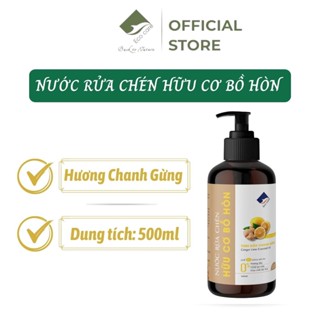 Nước rửa chén hữu cơ bồ hòn hương Chanh Gừng Ecocare 500ml