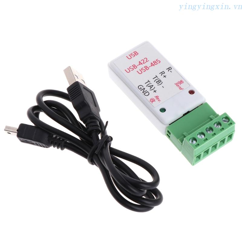 YIN 2 in 1 USB to RS422 & RS485 Converter Adapter with CH340T Support 64b Win7 Linux