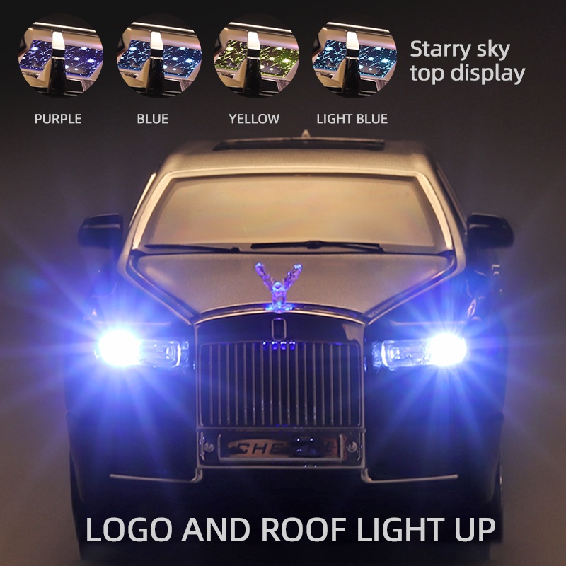 Mô hình xe Rolls Royce Phantom VIII 1:24 Chezhi
