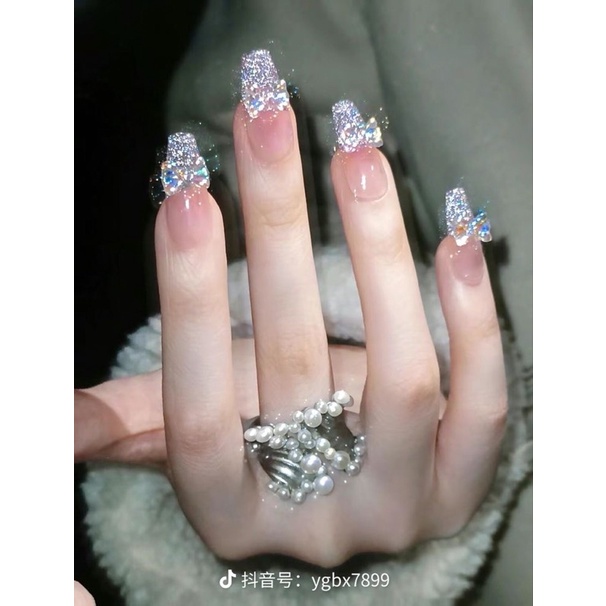 Nailbox móng up thiết kế theo số đo nhũ flash