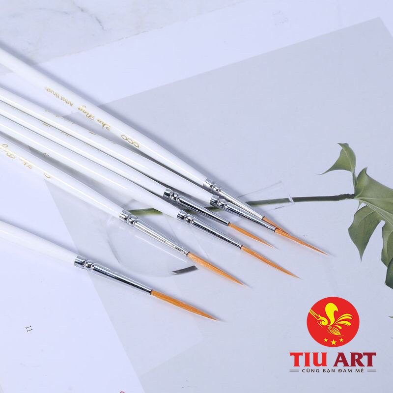 Cọ tỉa lông dài Zhuting Artist Brush set 3 chiếc