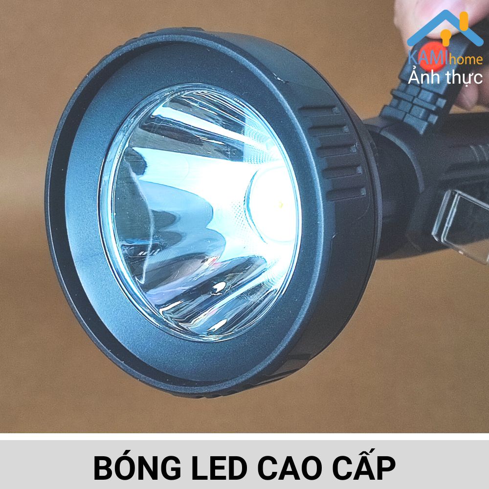 Đèn pin siêu sáng sạc tích điện có đèn led phụ (Chọn nhiều màu) cầm tay hoặc để bàn tiện lợi mã 38036.1