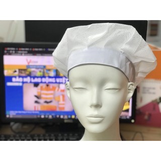 Mũ đầu bếp lưới chuyên nghiệp- nón giáo viên làm bếp