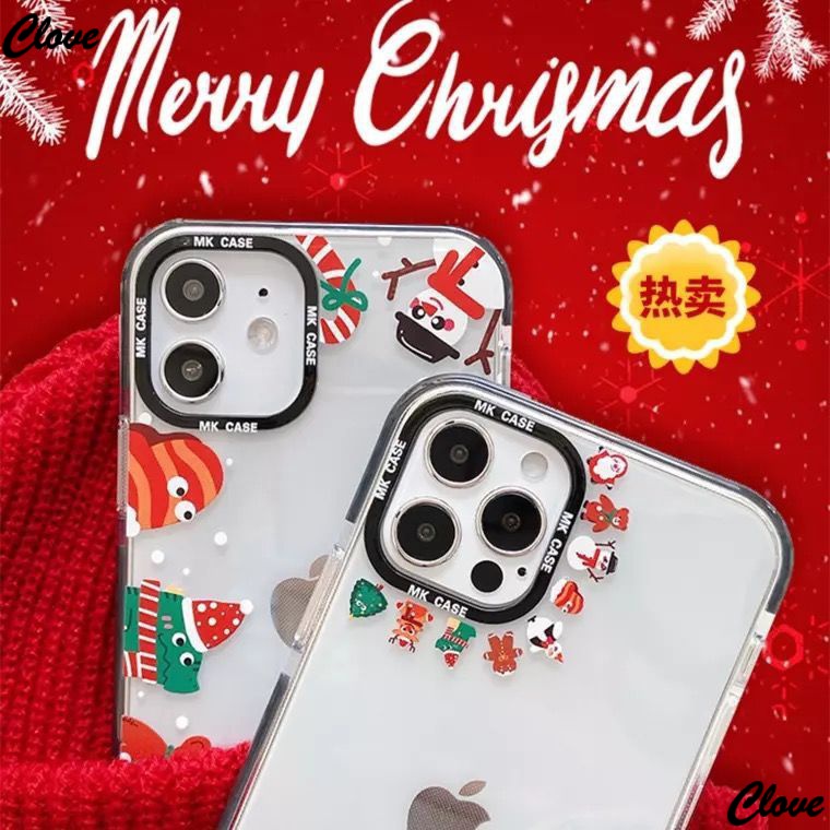 Ốp Điện Thoại Họa Tiết Giáng Sinh / Halloween / Giáng Sinh Cho Apple Iphone 1113 7 126 x xsmax 8plus pro xr W84I