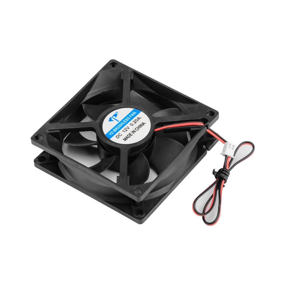 Quạt Làm Mát DC Hai Đường Kính 8cm Không Ồn