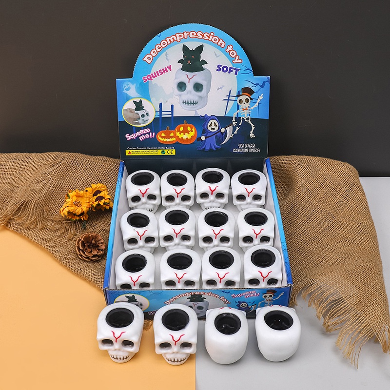 Ly Nước Hình Đầu Lâu Sáng Tạo Vui Nhộn Cho Halloween