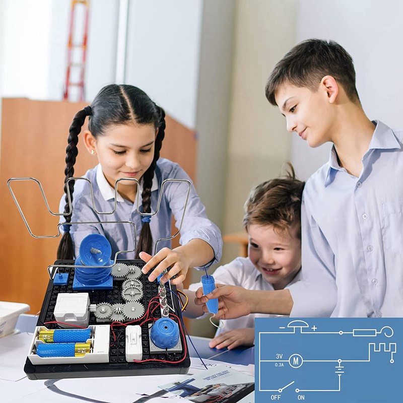 Bộ Dụng Cụ Khám Phá Mạch Điện Tử Cho Đồ Chơi Xây Dựng