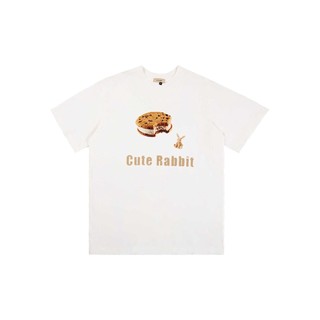 Áo thun tay lửng form oversize | cute rabbit tee | secodee