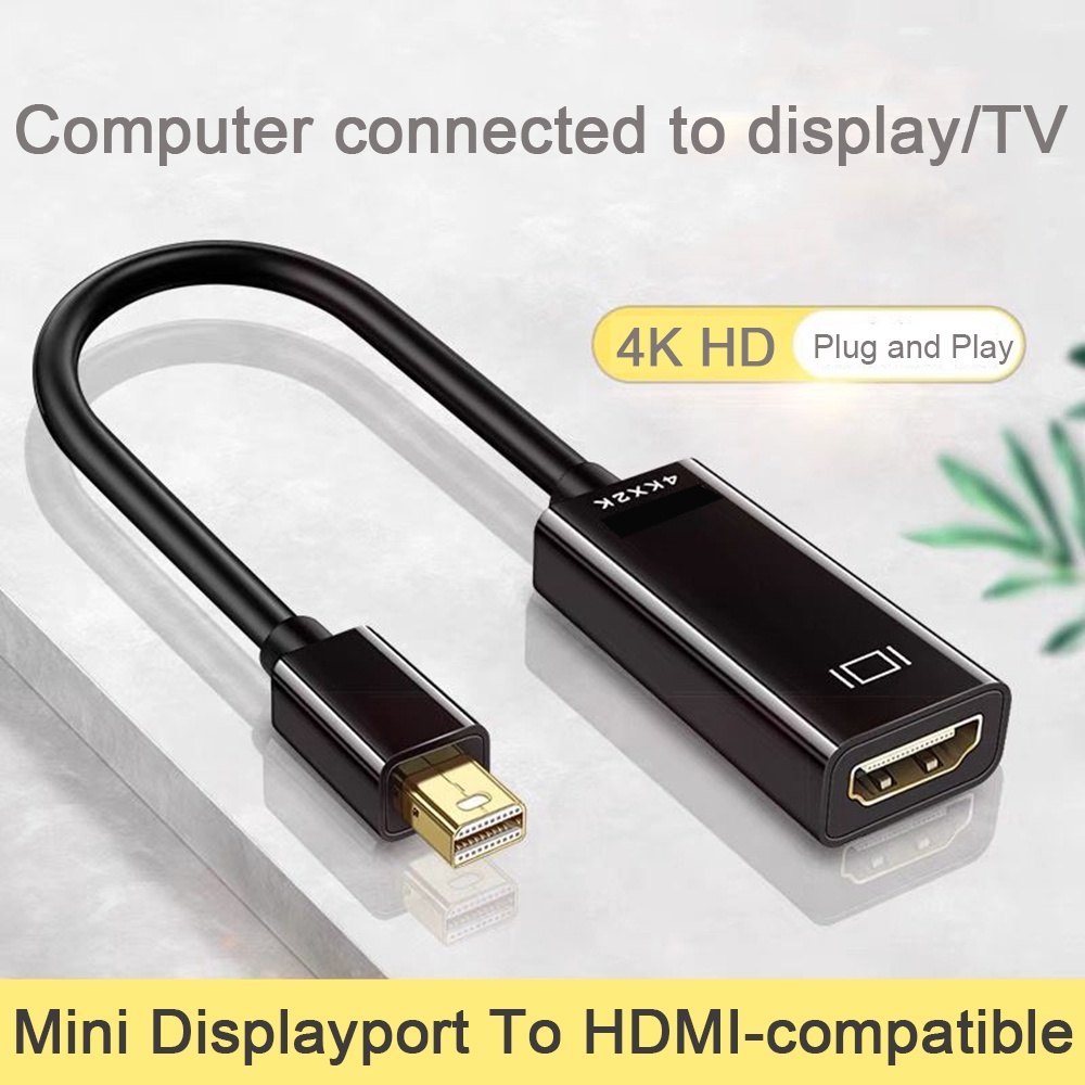 Cáp KếT NốI Mini DP Sang HDMI HD 4k 1080P TV / MáY ChiếU Cho Apple MacBook Air Pro
