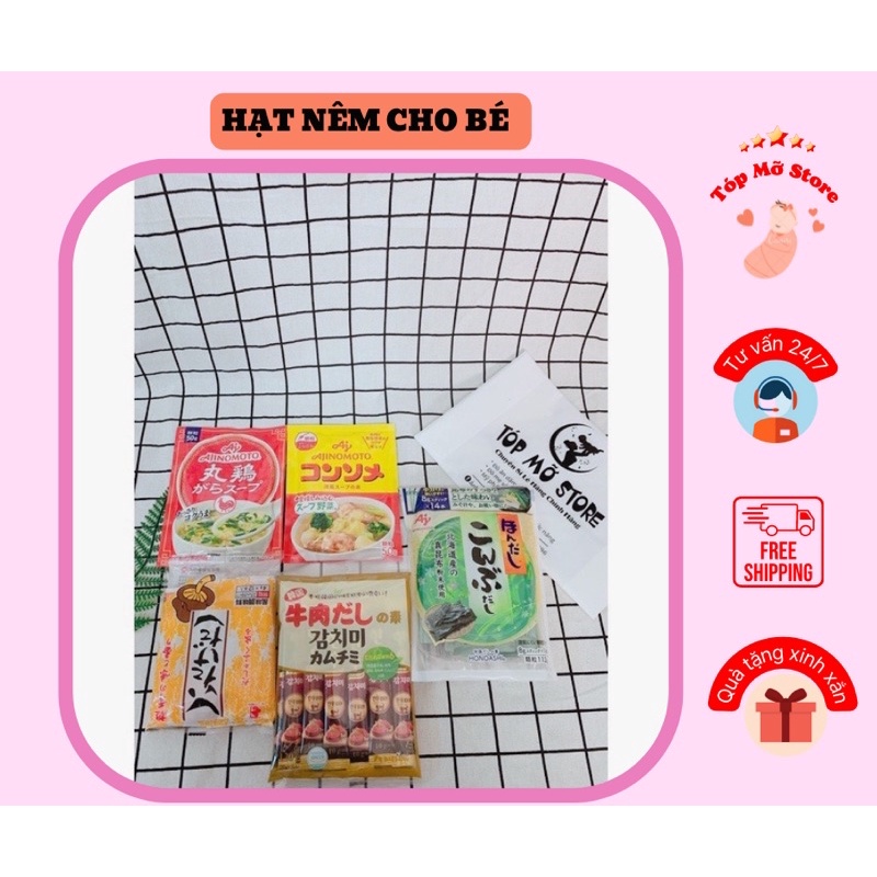 Hạt Nêm Ăn Dặm Nhật Bản Cho Bé từ 6M+