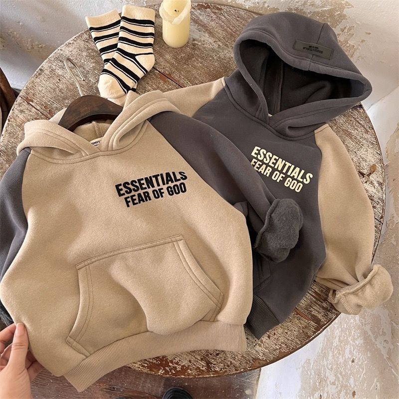 Áo Hoodie Nỉ Dáng Rộng Phiên Bản Hàn Quốc Thời Trang Thu Đông Cho Bé Trai