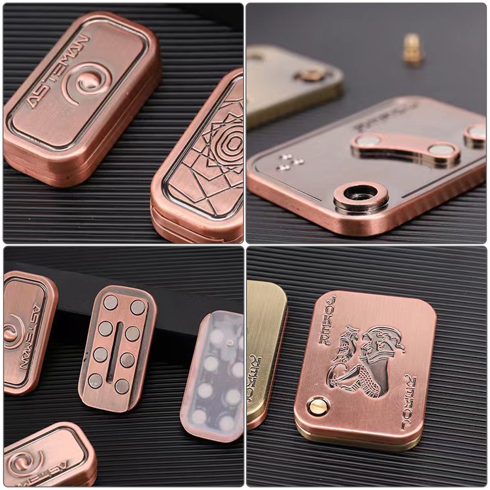 AIDEEPEN Bộ Bài Poker Bằng Kim Loại Có Nam Châm Giúp Giảm Căng Thẳng