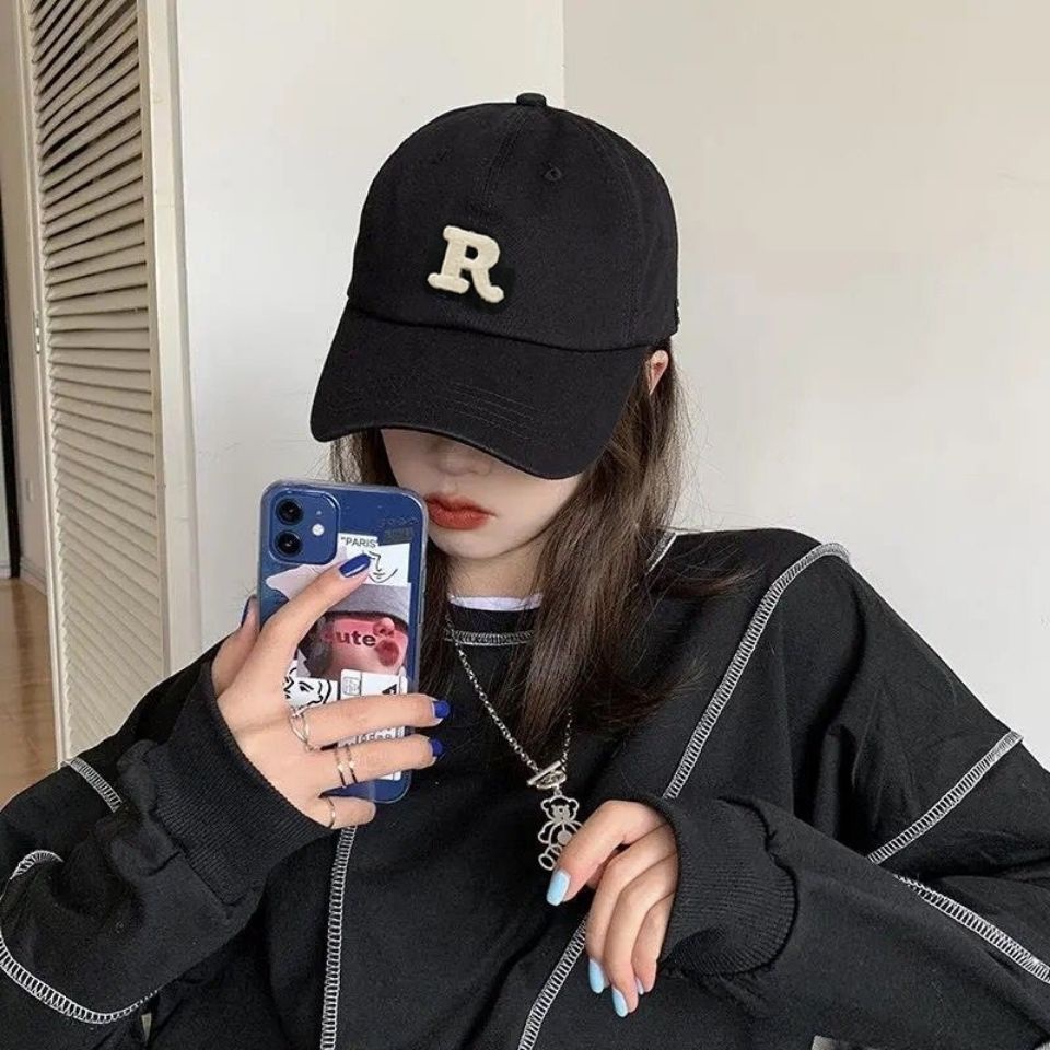 Mũ bóng chày/Mũ Lưỡi Trai Unisex Màu Nâu Phong Cách Hàn Quốc Thời Trang Cho Nam Và Nữ HP4002