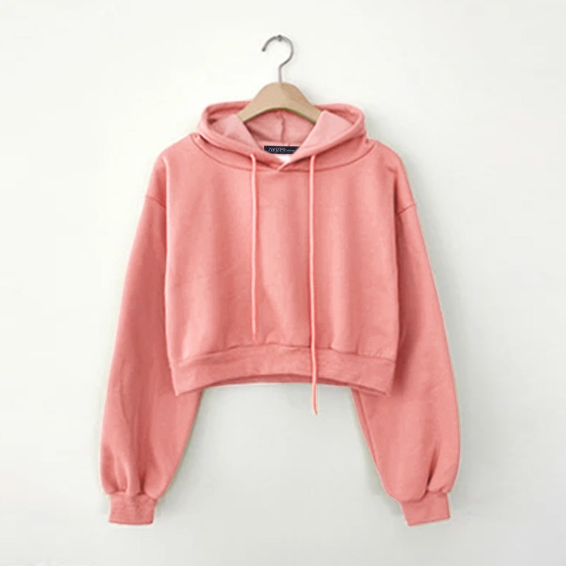 Áo hoodie ZANZEA tay dài phong cách Hàn Quốc thời trang dành cho nữ