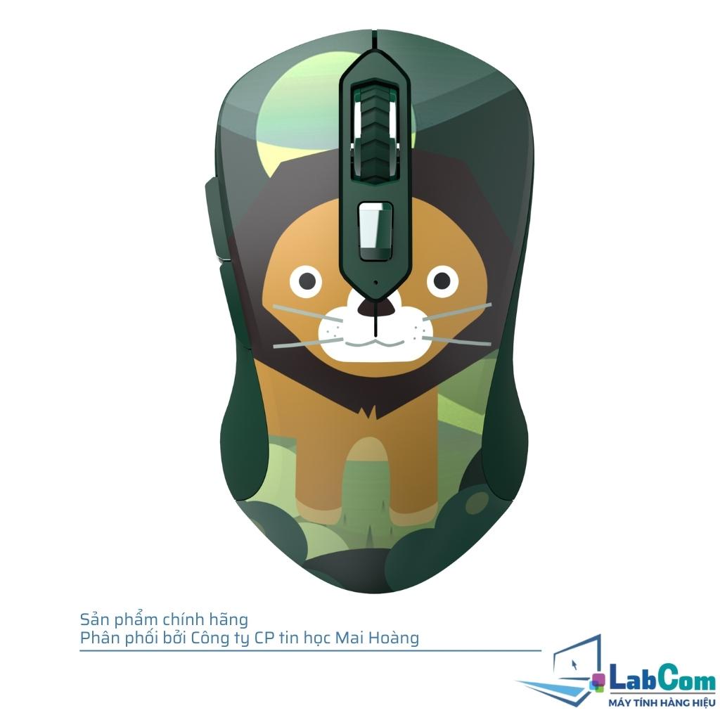 Chuột không dây chính hiệu DAREU LM115G Multi Colors hình thú cưng