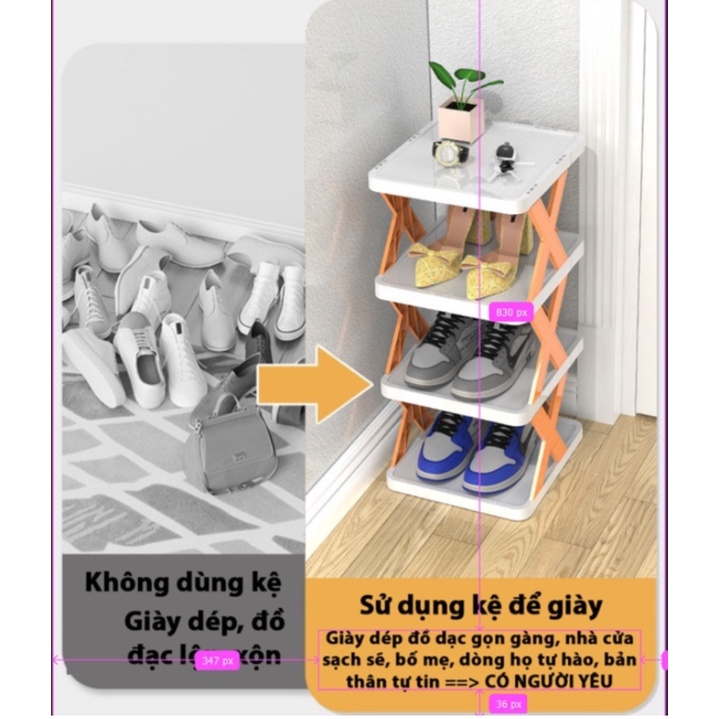 Kệ Để Giày Dép Chữ X - Kệ Sách, trang trí -  Đa Năng Hiện Đại