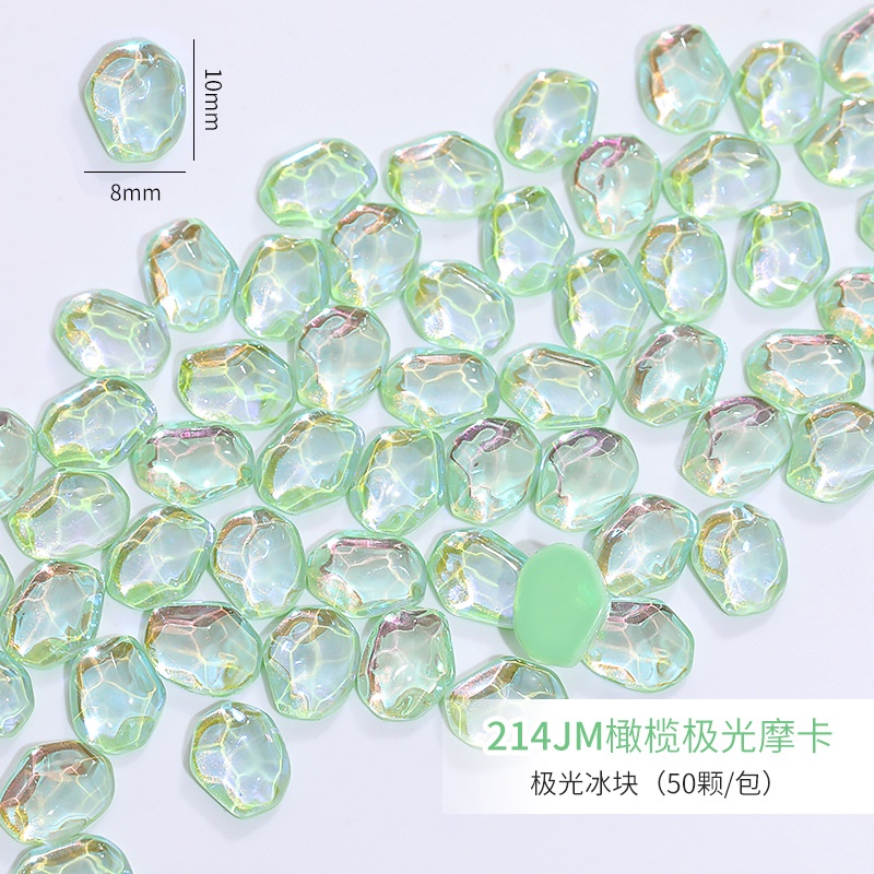 Phụ Kiện Trang Trí Điện Thoại Hình Cực Quang Mocha 10pcs