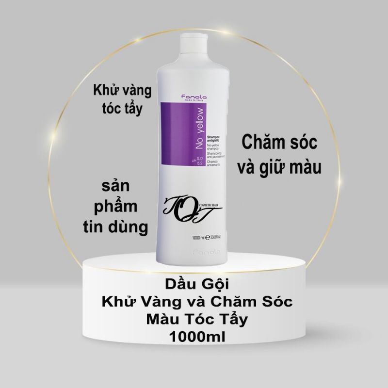 Dầu Gội Khử Vàng Fanola 500ml/1000ml (Giá Sỉ Tận Gốc)