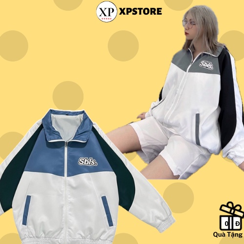 Áo Khoác Nam Nữ - Áo Khoác Bomber Dù SBLS unisex