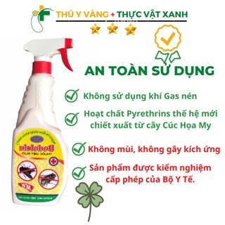 Xịt Ruồi Sinh Học DODOLALA Chai lớn 520ml