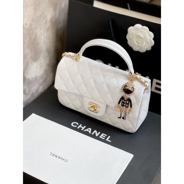 Túi xách nữ thời trang mini Tophandle sz20cm hàng super kèm charm đẹp dã man fullbox nam châm nguyên(ảnh thật cuối bài)