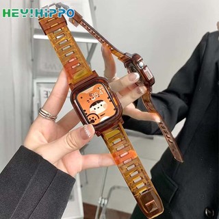 Dây Đeo Trong Suốt Cho Đồng Hồ Thông Minh iwatch 45 / 44 / 42 / 41 / 40 / 38mm series 8 / 7 / 6 / 5 / SE / 4