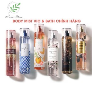Xịt thơm toàn thân body mist Bath And Body Works hương nước hoa chính hãng