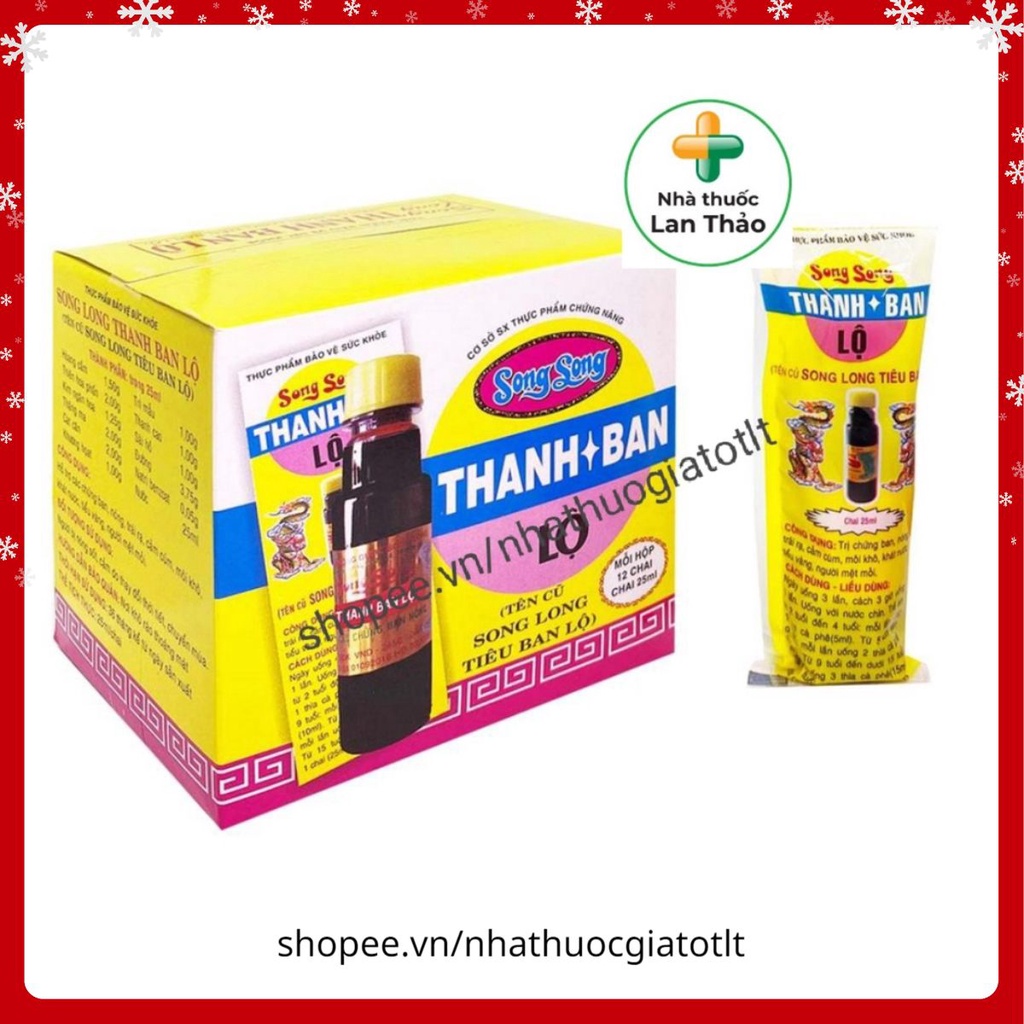 SIRO SONG LONG TIÊU BAN LỘ LỌ 25ml - thanh ban lộ