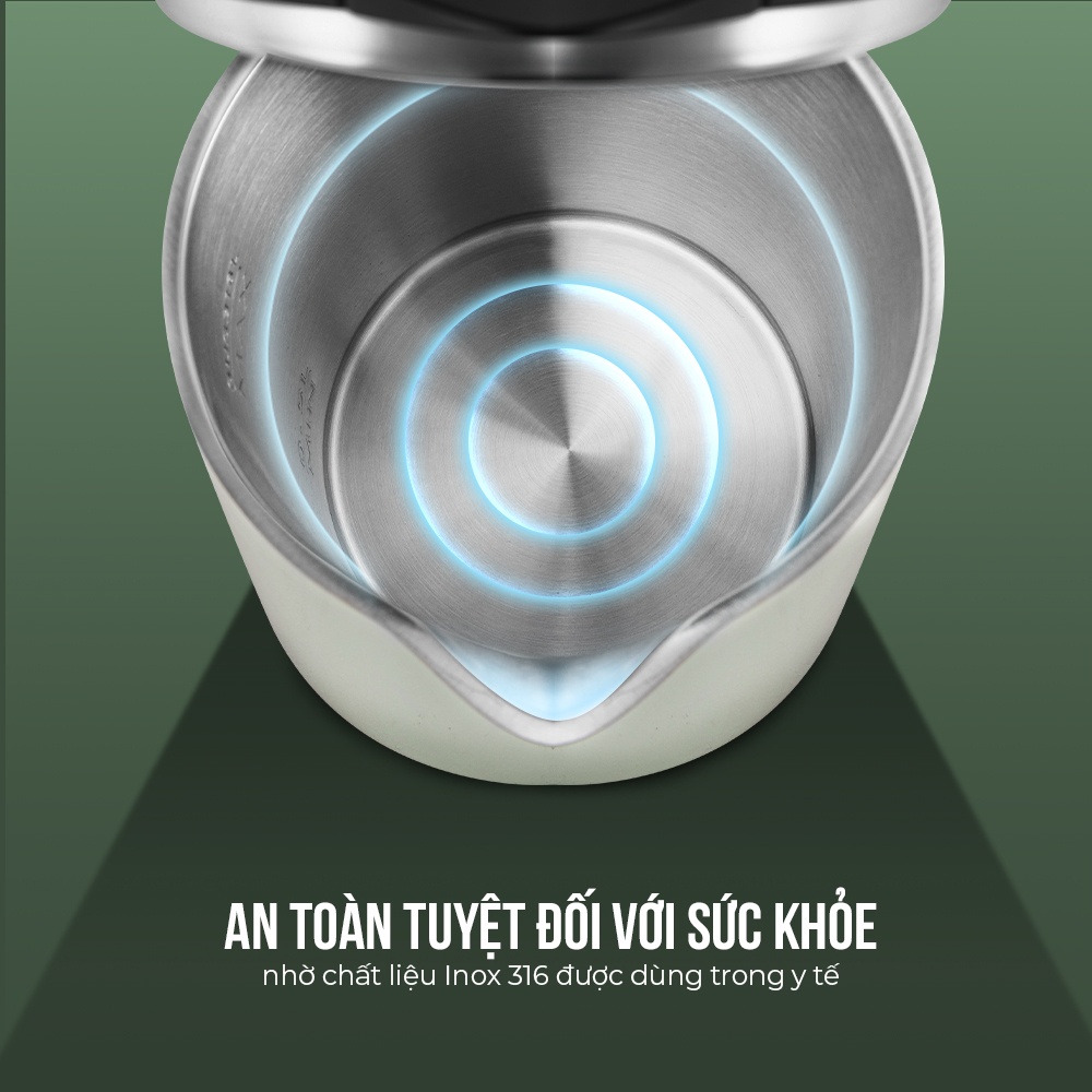 Ấm đun siêu tốc Elmich 1,7L KEE-3856G