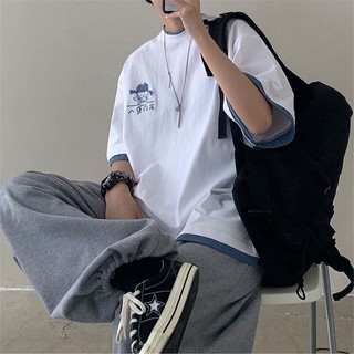 Áo thun tay lửng phong cách ins
