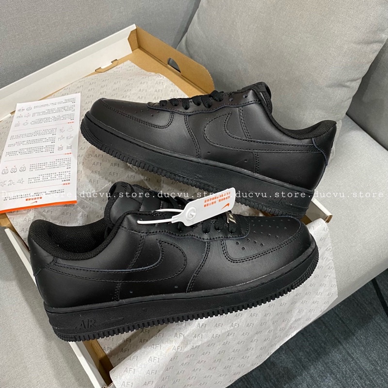 GIÀY AF1 LOW ALL BLACK DA THẬT LAI AU [ BẢN BEST 2023 ]