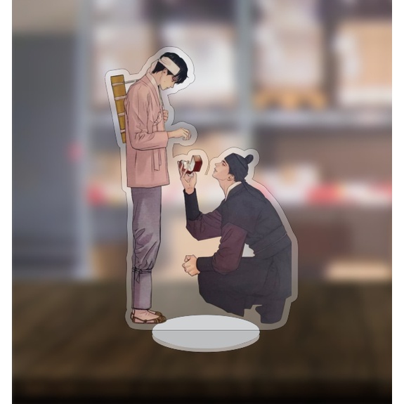Mô hình standee No Love Zone chibi ngoại truyện cute dễ thương 5cm/10cm