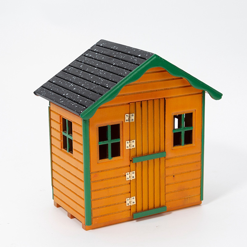 Lvits mô hình ngôi nhà ba chiều nhỏ dễ thương trang trí tiểu cảnh tỉ lệ 1 - ảnh sản phẩm 7