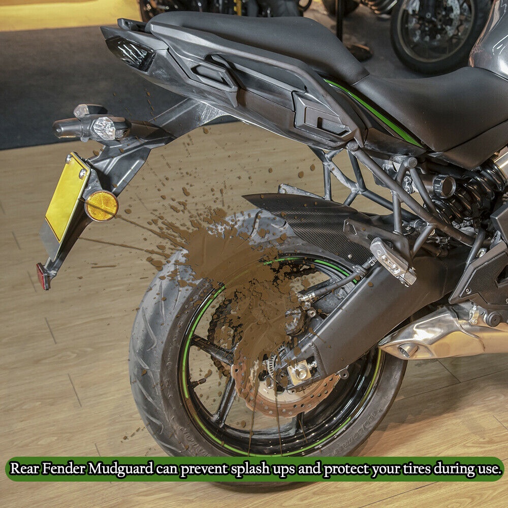FENDER Tấm Chắn Bùn Mở Rộng Bằng Sợi Carbon Cho Kawasaki Versys 650 KLE 650 KLE650 2007-2022 2020 19