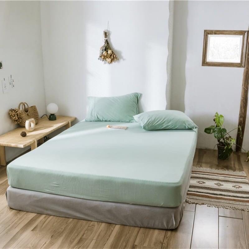 Bộ 3 món 1 ga + 2 vỏ gối VIE Home - Bedding nhập khẩu nhiều kích thước ra trải giường