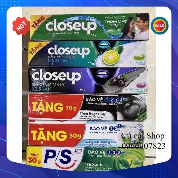 Kem đánh răng PS và closed up tuýp 30g,50g,80g