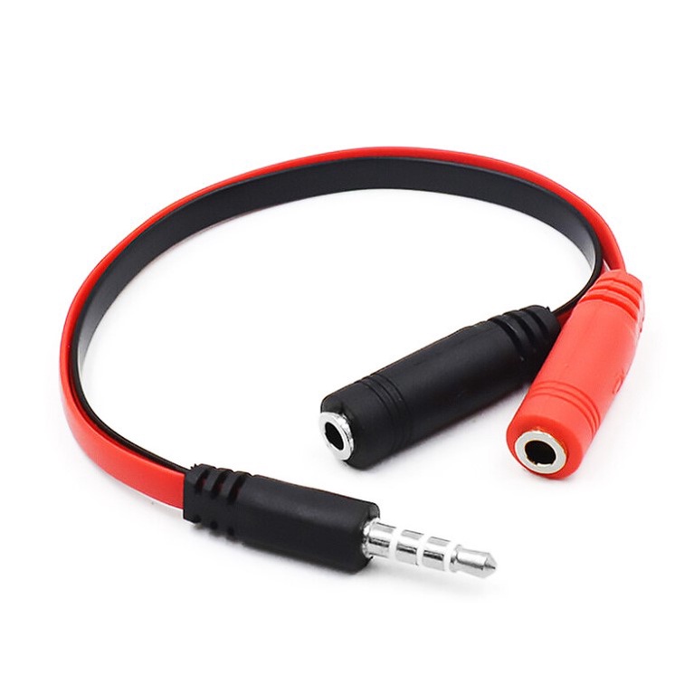 Cáp chia Audio 3.5mm ra mic và loa  -dc1014