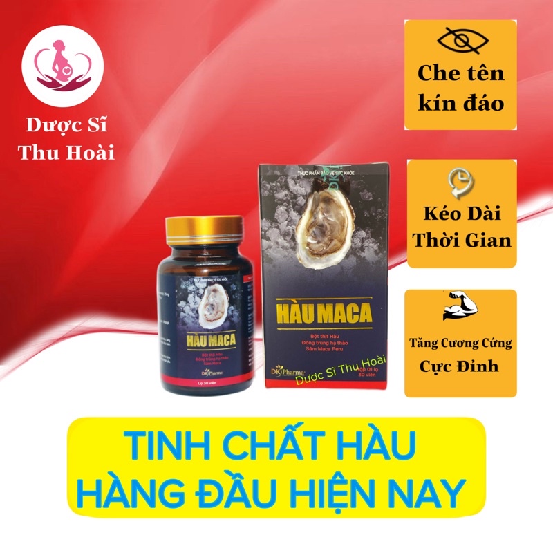 2 Hộp Tăng Cường Sinh Lí Nam, Tăng chất lượng tinh trùng - Tinh chất hàu biển sâm Maca, hàu ob,oyster