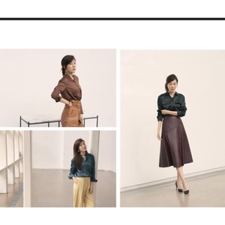 Áo sơ mi nữ vải lụa xuất Hàn dư sịn