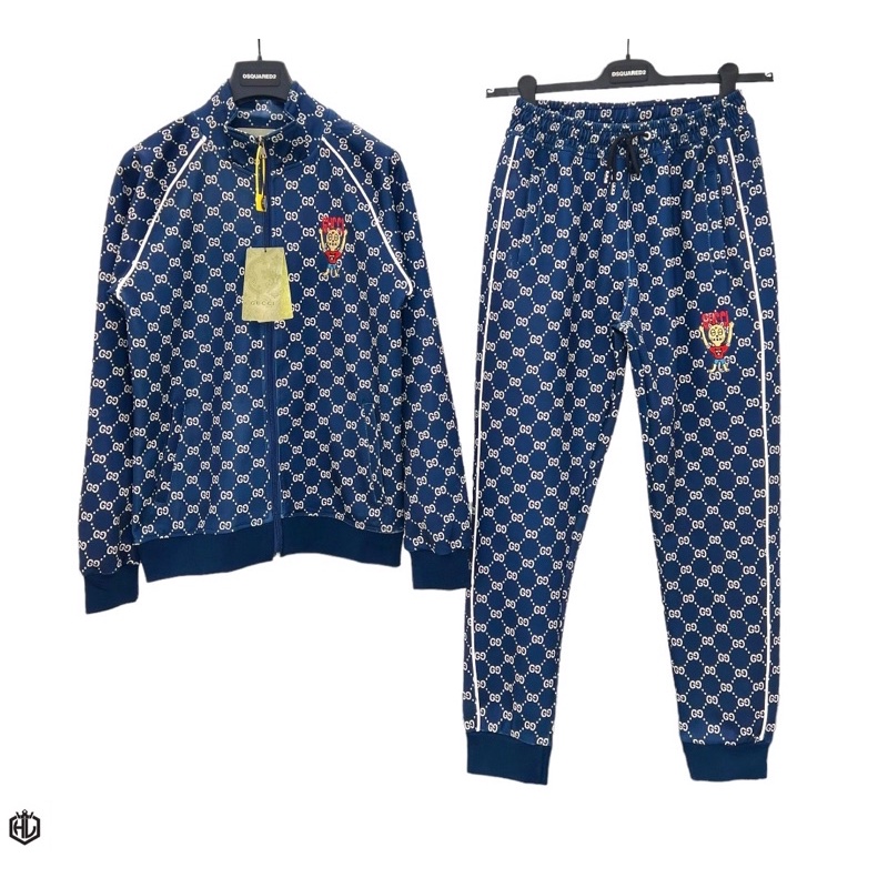 Bộ gucci bomber mùa đông nam nữ new 2022 sang xịn mịn chất liệu nỉ giữ nhiệt nét đến từng chi tiết