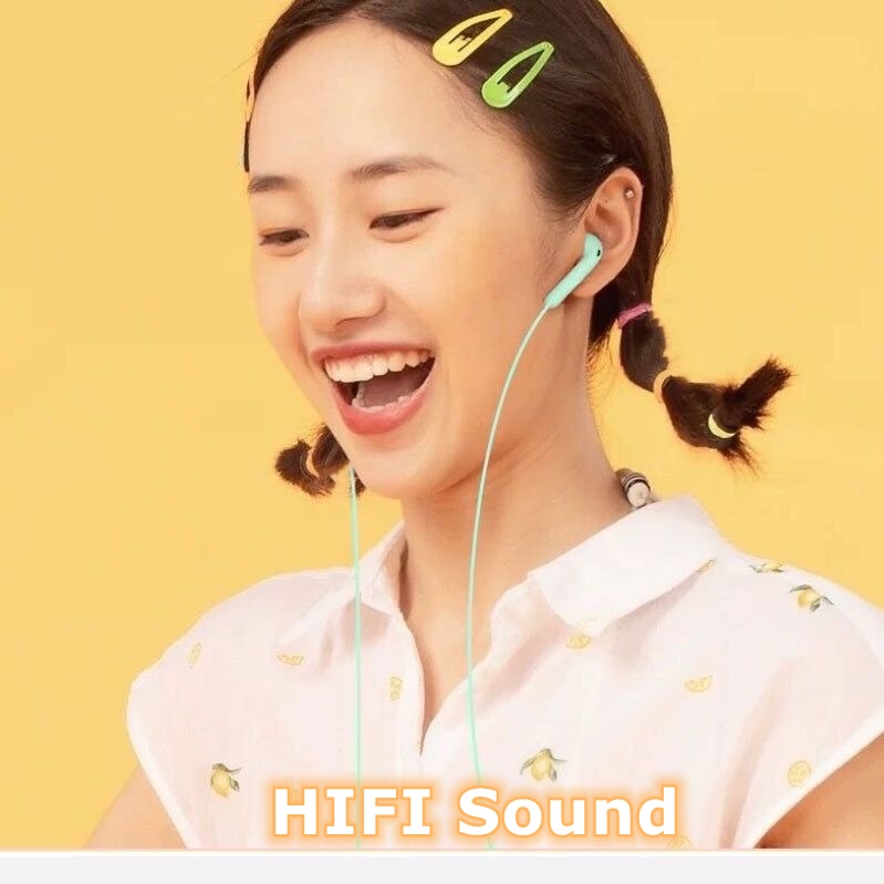 Tai Nghe Nhét Tai U19 Có Micro Jack 3.5mm Chống Ồn Thiết Kế Hoạt Hình Dễ Thương Cho OPPO