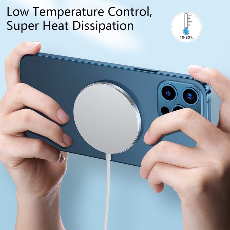 Bộ Sạc Không Dây 15W Cho IPhon 13 12 Pro Max Mini