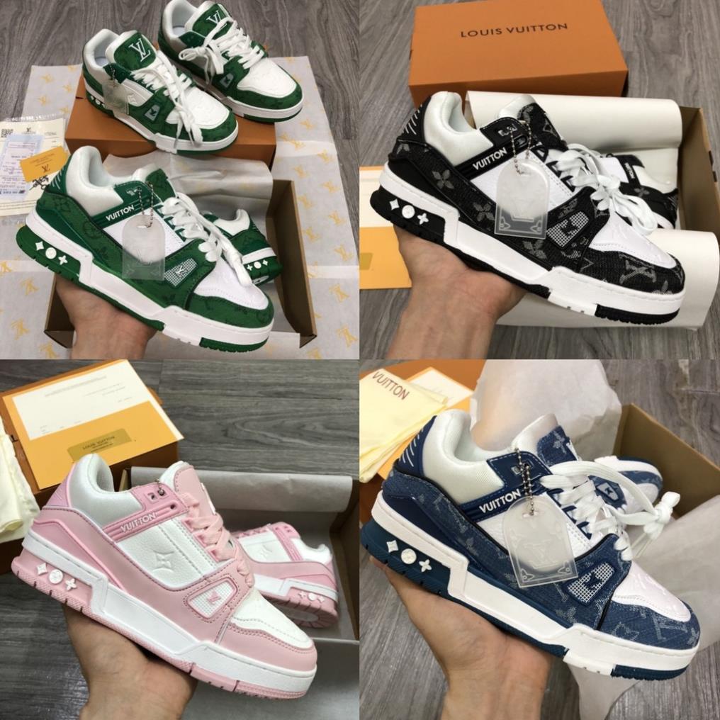 Giày thể thao Nam Nữ LV Trainer,Giày luôn vui tươi các màu cá tính,Dễ phối đồ bản mới nhất,